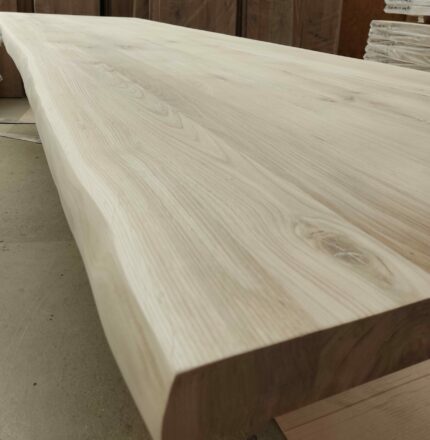 foto Tischplatte eiche baumkante auf 2 seite