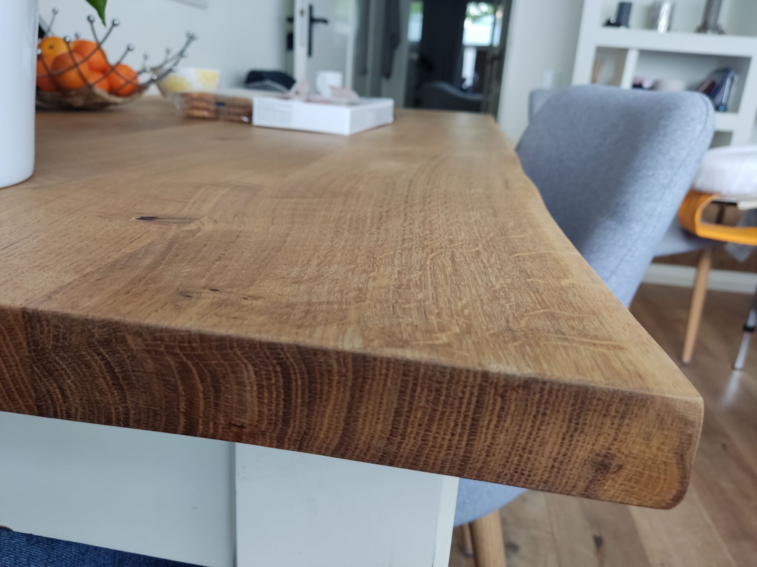 tischplatte eiche baumkante 4 foto tischplatte eiche baumkante