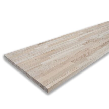 foto arbeitsplatte eiche massiv keilgezinkte Lamellen 2