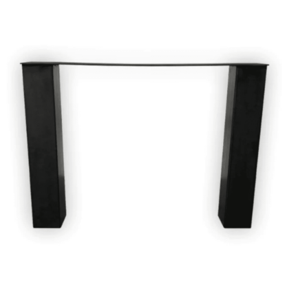 foto Tischbeine aus Metall - Rechte poot - K10x10-90B-72H