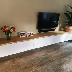 foto IKEA Besta holzplatte eiche