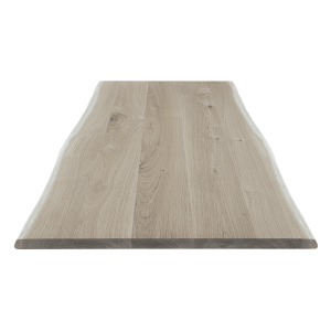 Tischplatte eiche baumkante auf 2 seite foto tischplatte eiche baumkante